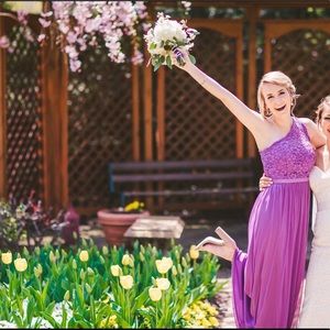 David’s Bridal Wisteria Size 6 F17063WISTERIA